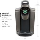 Keurig K-Elite Single Serve K-Cup Pod Coffee Maker, with Strength and Temperature Control, Iced Coffee Capability, 8 to 12oz Brew Size, Programmable, Brushed Slate