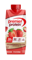 Premier Protein Shake, Strawberries & Cream, 30g Protein, 11 Fl Oz, 12 Ct