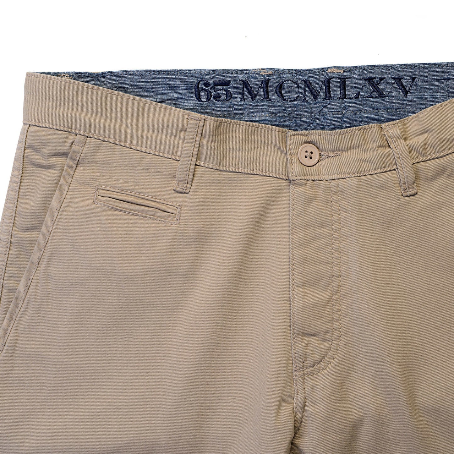 65 MCMLXV Men's Khaki Chino Pant